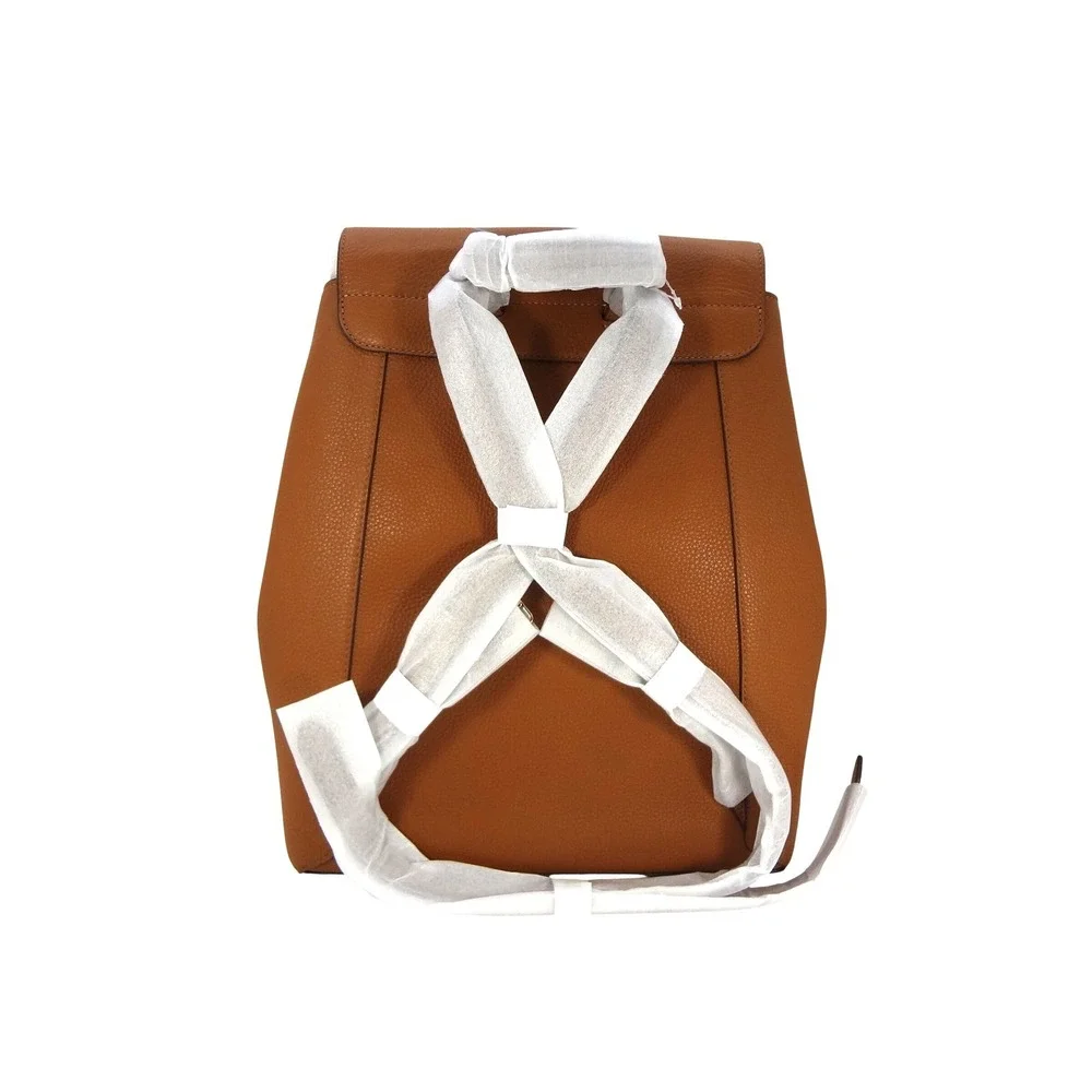 NWT Kate Spade New York Pebbled Leather Backpack Gingerbread Brown‎ Flap Bag
